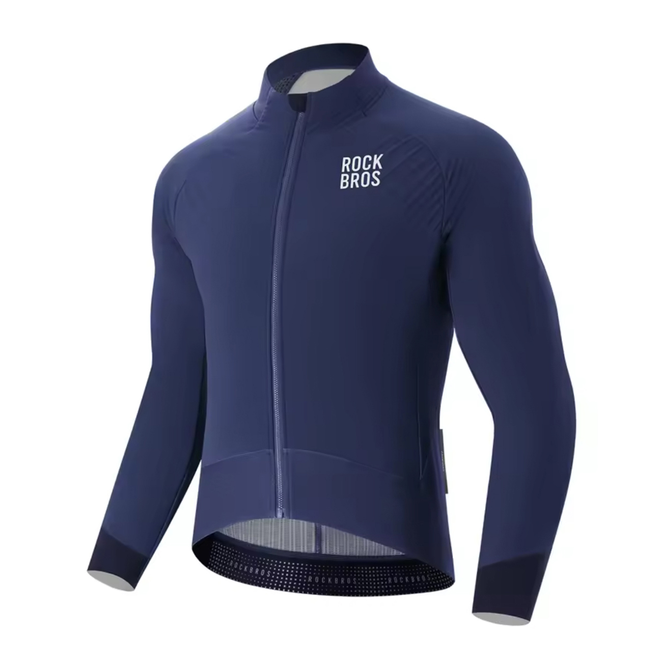 Rockbros YDWT014 Winter Fleece Double Layer Cycling Jacket Size XXL - Blue