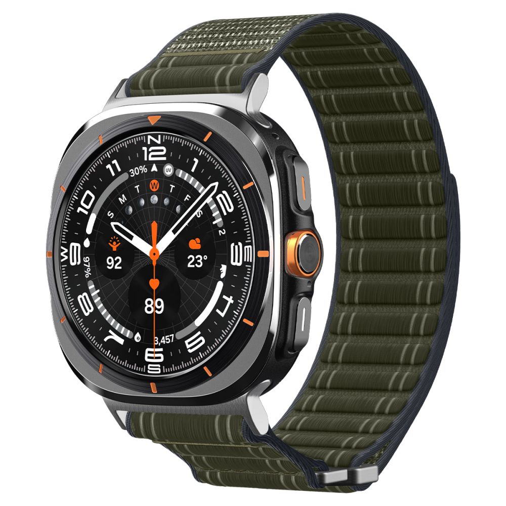 SPIGEN WBF0 rihm SAMSUNG GALAXY WATCH ULTRA 2024 / 2025 (47 MM) roheline