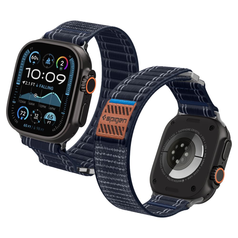 SPIGEN WBF0 rihm APPLE WATCH 8 / 9 / 10 / 11 / SE / ULTRA (44 / 45 / 46 / 49 MM) tumesinine
