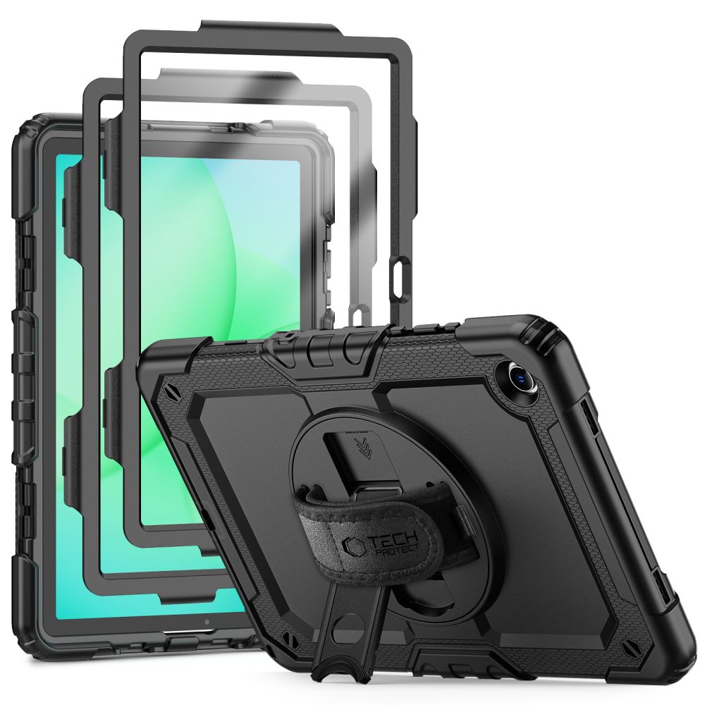 Tech-Protect Solid Чехол для Samsung Galaxy Tab A9+ / A11+ Plus 11.0 X210 / X215 / X216 / X230 / X235 / X236 - чёрный