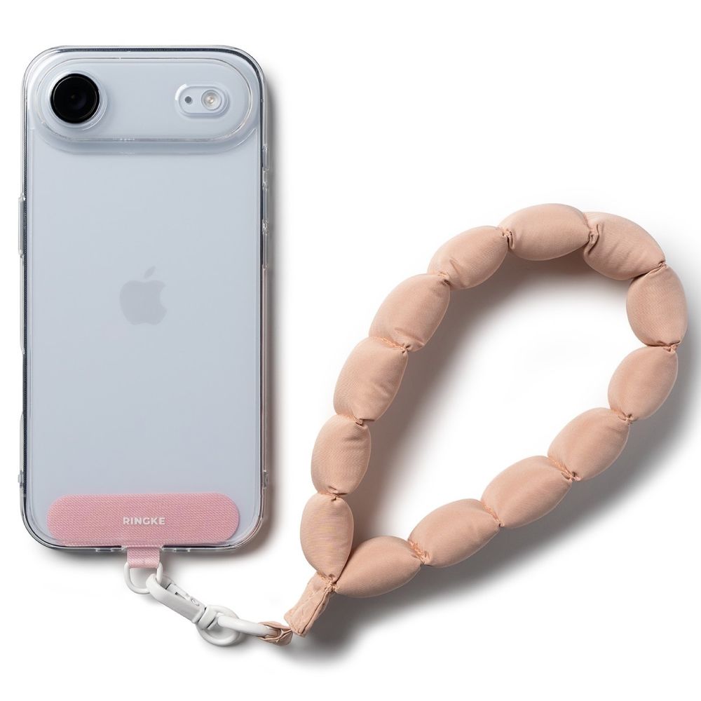 RINKGE HOLDER & PUFFER HAND STRAP FLORAL roosa