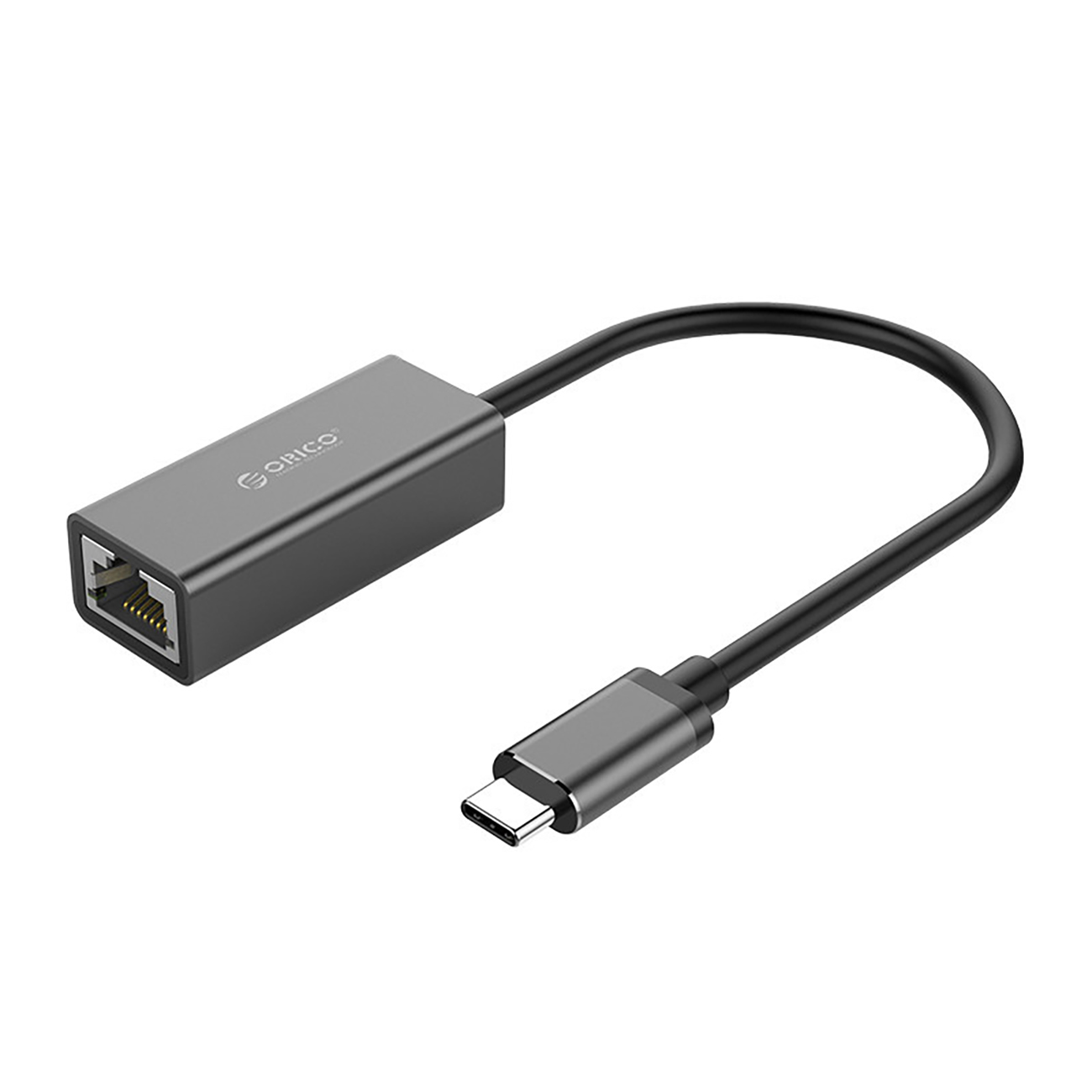 Orico XC-R45-V1 võrguadapter USB-C–RJ45, Gigabit Ethernet, 1 Gbps – must