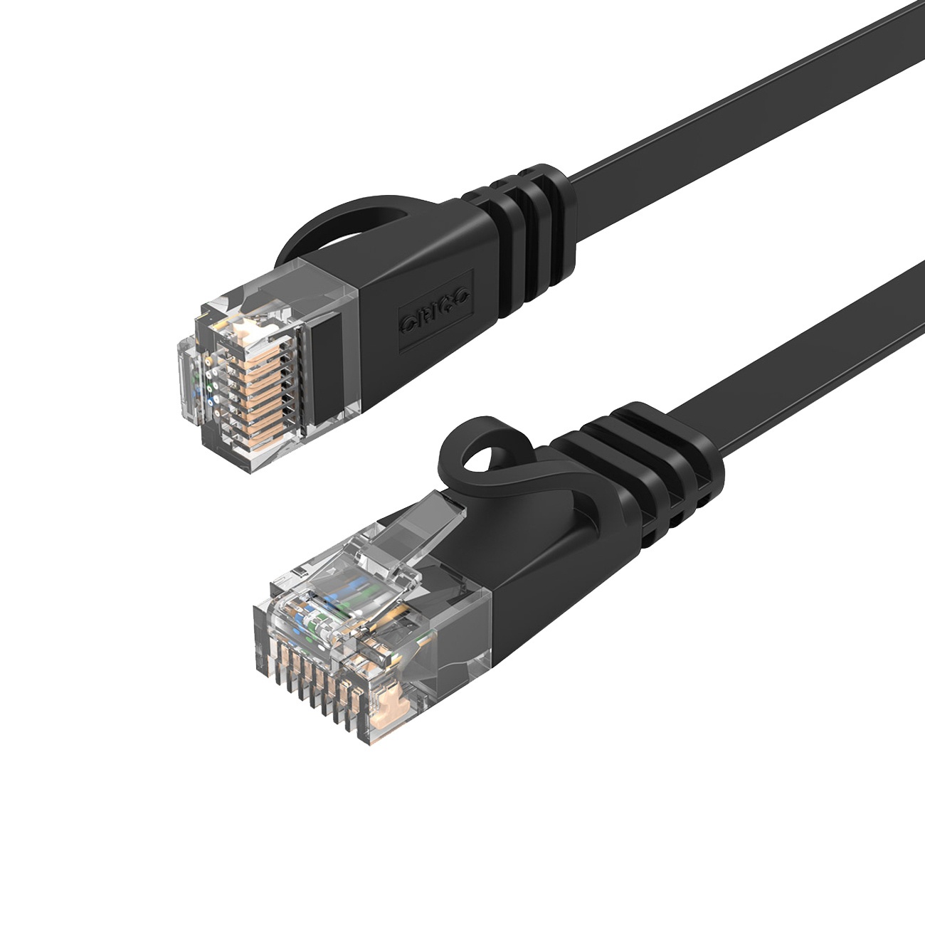 Orico PUG-C7B CAT7 10Gbps RJ45 Etherneti võrgukaabel interneti LAN lapik 10m - must