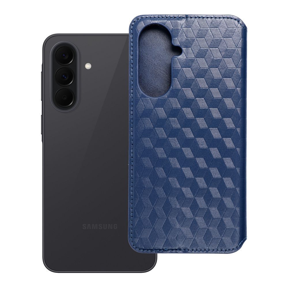 Klapiga ümbris Samsung A37 Cubic Book sinine