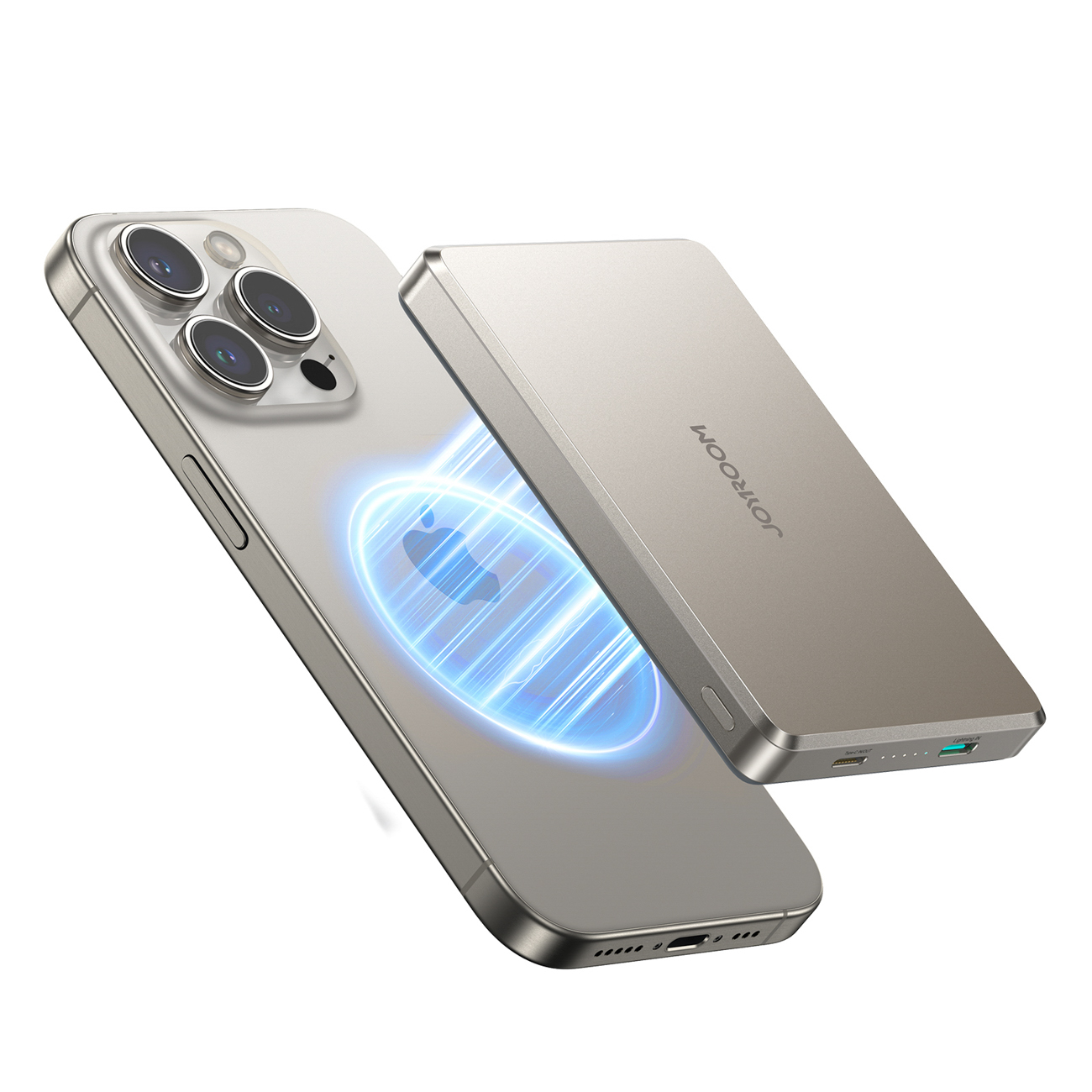 Joyroom JR-PBM08 Pro 22,5 W 10000 mAh akupank juhtmevaba laadimise ja 2 x USB-C-pordiga – titaan
