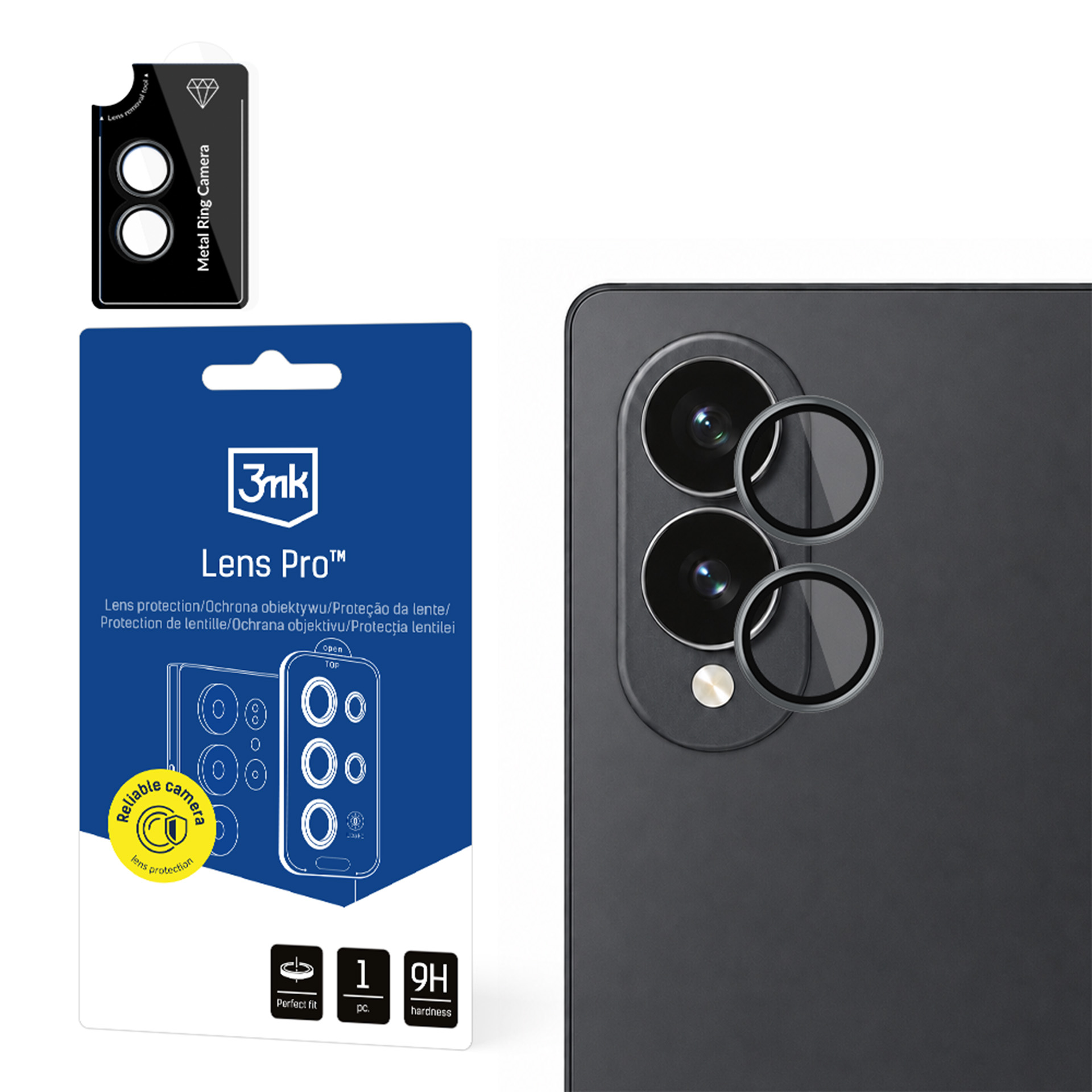 Lens Protection Pro™ kaamera objektiivi kaitse Samsung Galaxy Z Fold 8 Wide - must