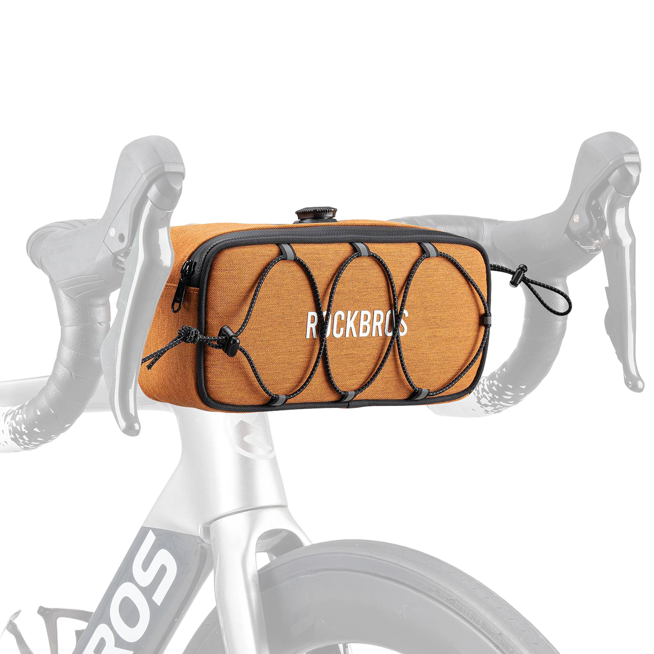 Rockbros TL001 ROAD TO SKY 1.9L jalgratta juhtraua kott veekindel - oranž
