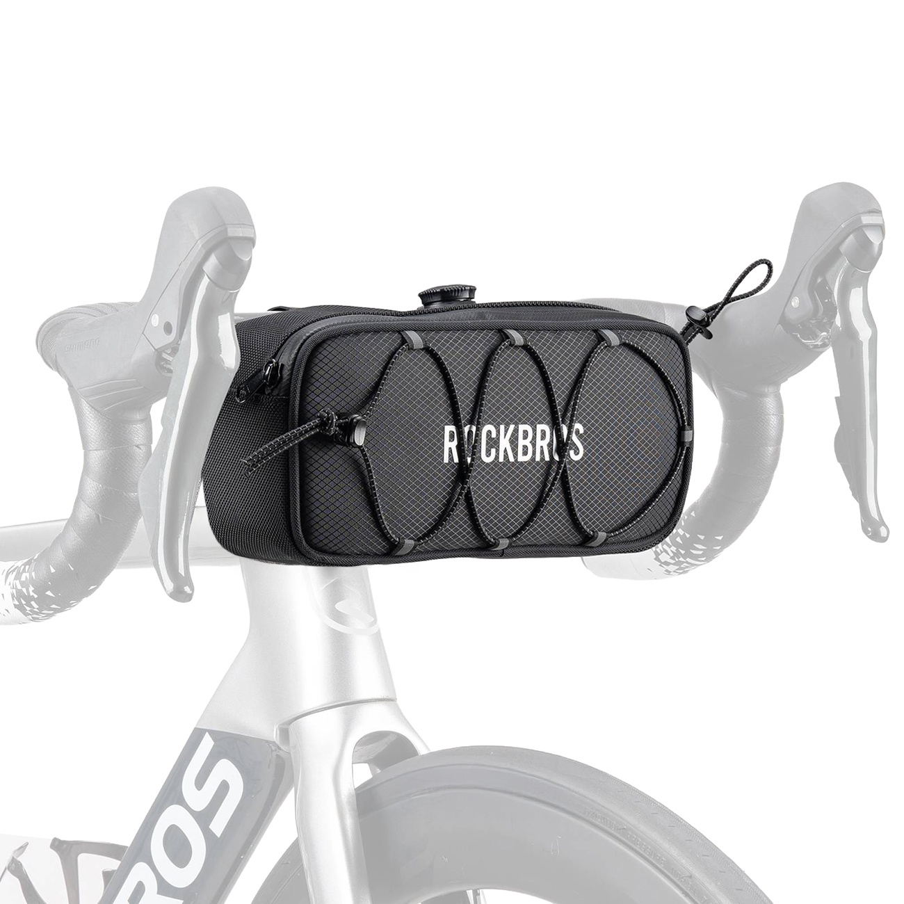 Rockbros TL001 ROAD TO SKY 1.9L veekindel jalgratta juhtraua kott - must