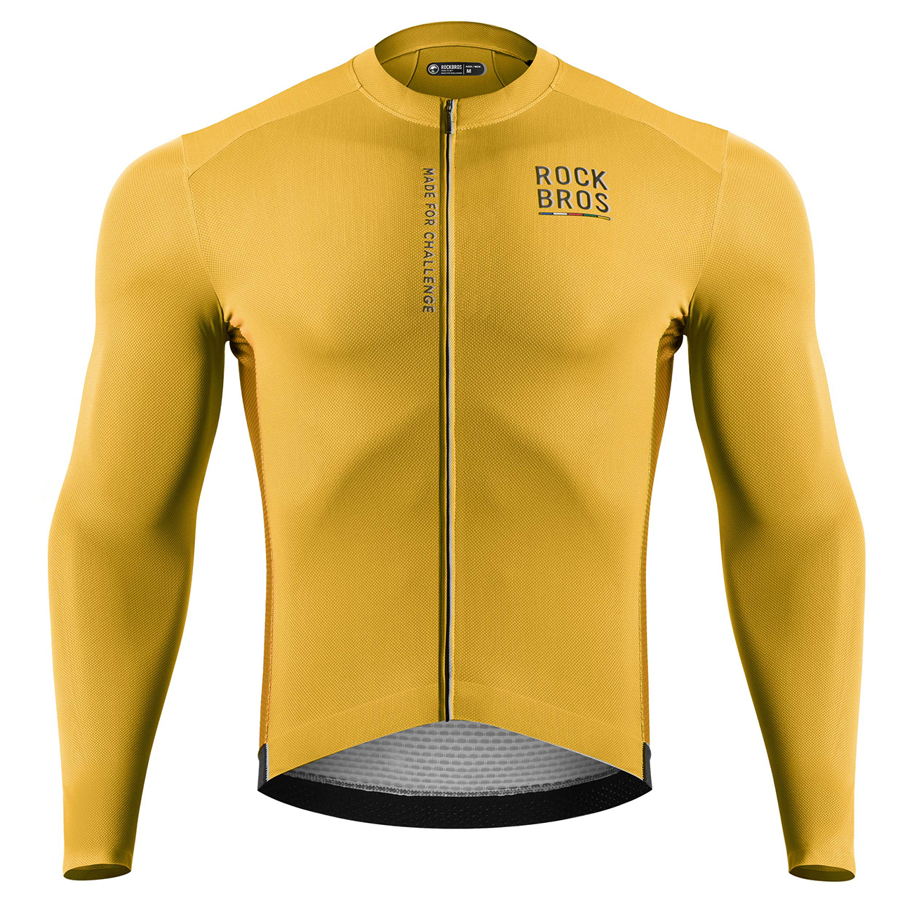 Rockbros 15120015024 ROAD TO SKY men's cycling jersey long sleeve M - yellow