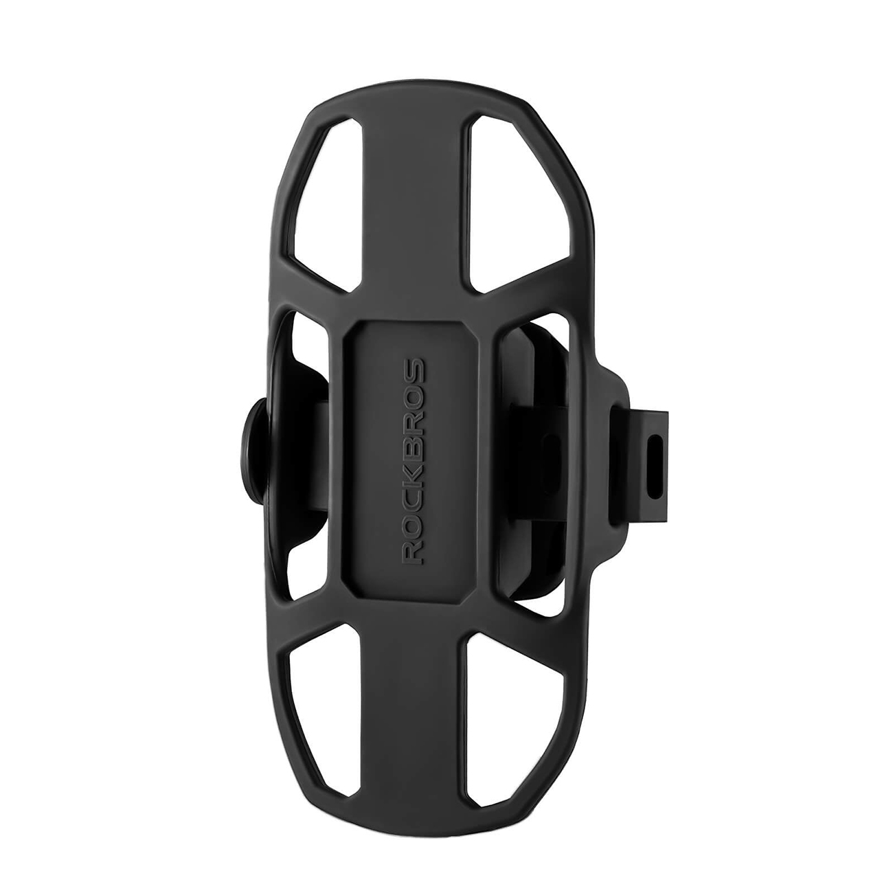 Rockbros 250015001 silikoonist klambriga telefonihoidik – must