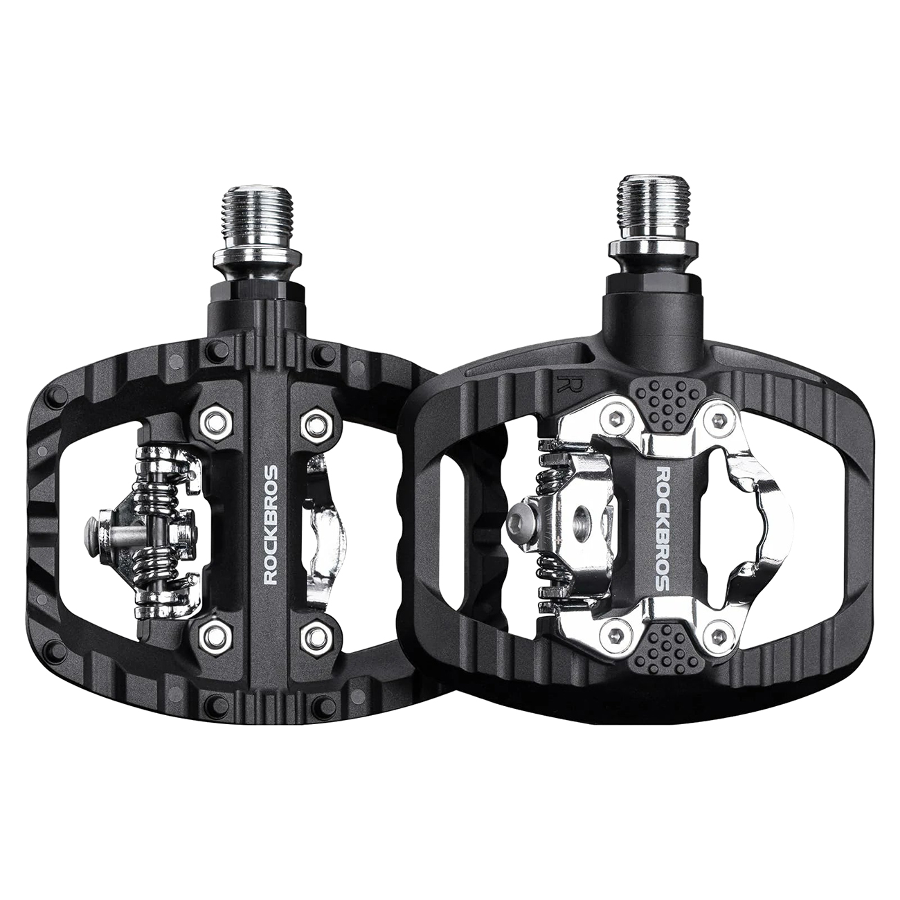 Rockbros PD303 poollukustuvad jalgratta platvormpedaalid – mustad
