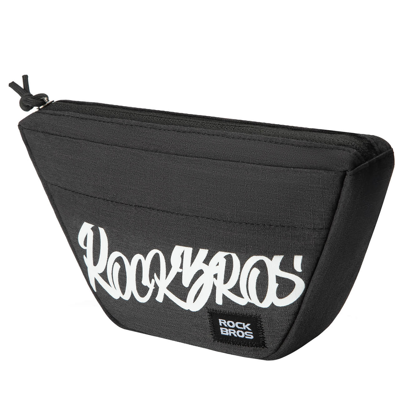 Rockbros G011 Flash Journey trapetsikujuline jalgratta juhtraua kott 0.7 l - must