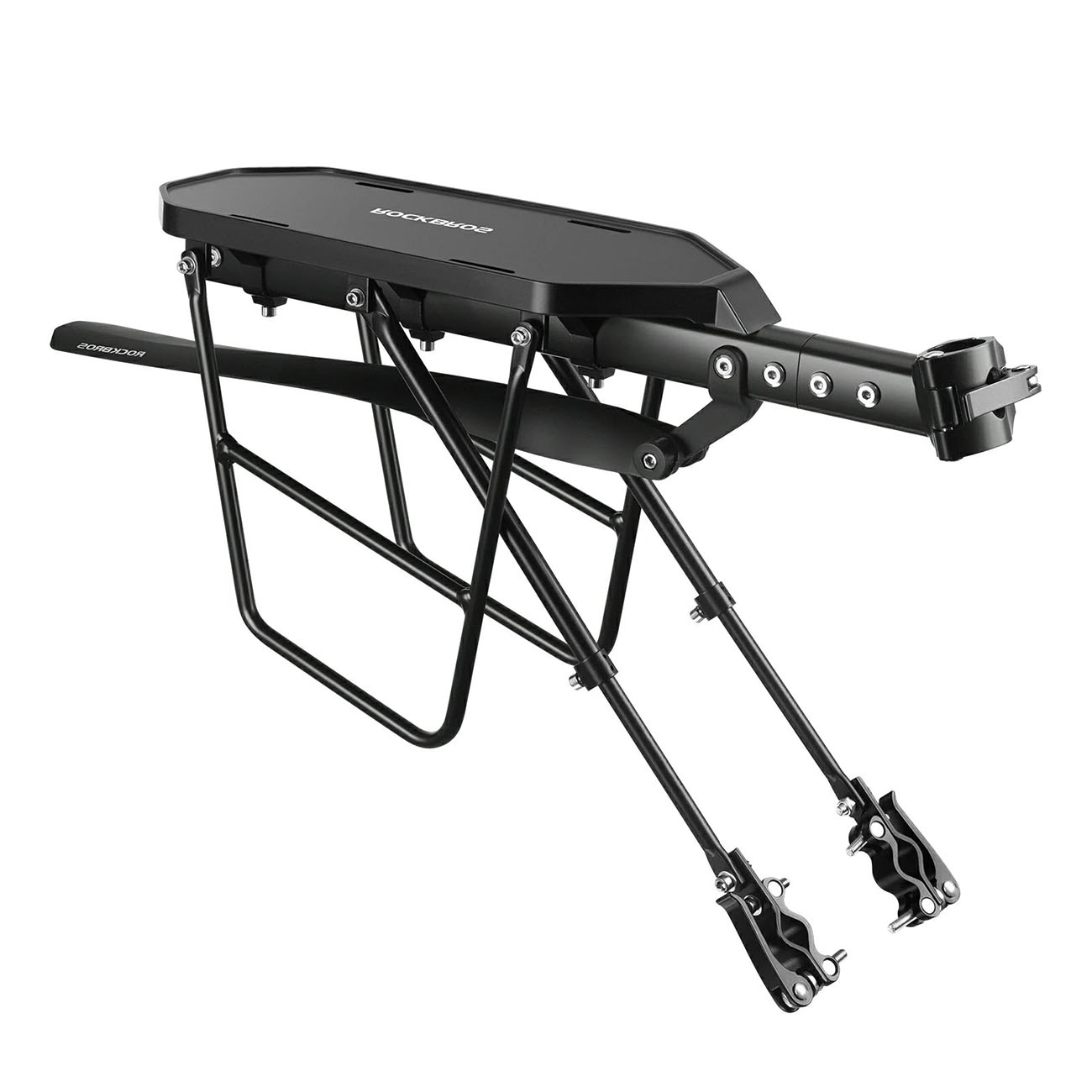 Rockbros RBHJ-1 Black Diamond jalgratta pakiraam poritiivaga ja kiirkinnitusega 26-29" mägijalgratastele - must