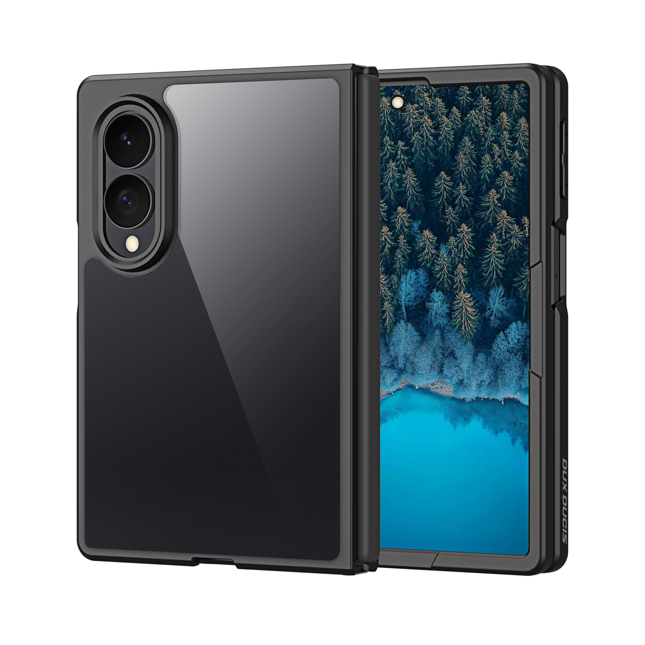 Dux Ducis Aimo ümbris Samsung Galaxy Z Fold 8 Wide'ile, must
