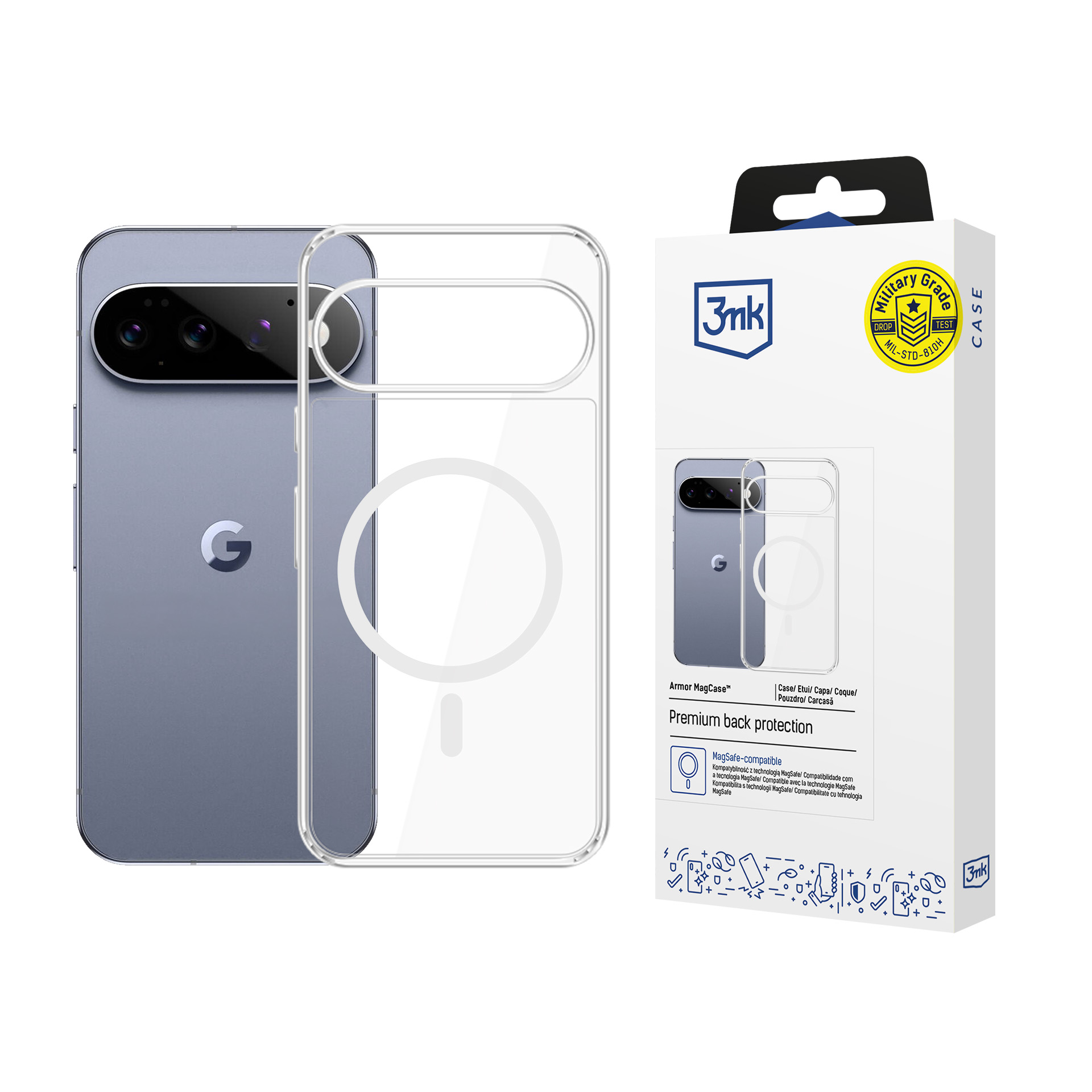 3mk Armor MagCase for Google Pixel 11 - Transparent