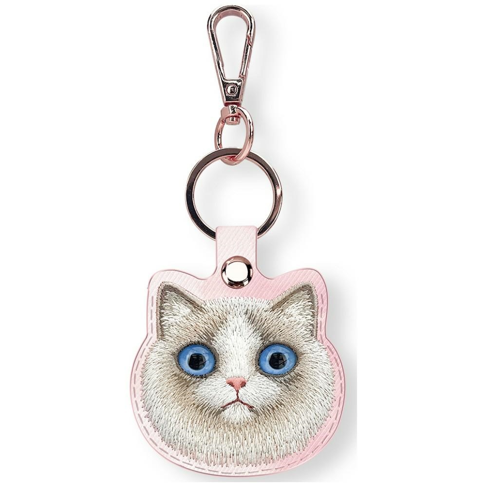 Nimmy New Big Eyed Pet 2.0 suurte silmadega kassi kujuline jälgimisseadme ümbris – roosa
