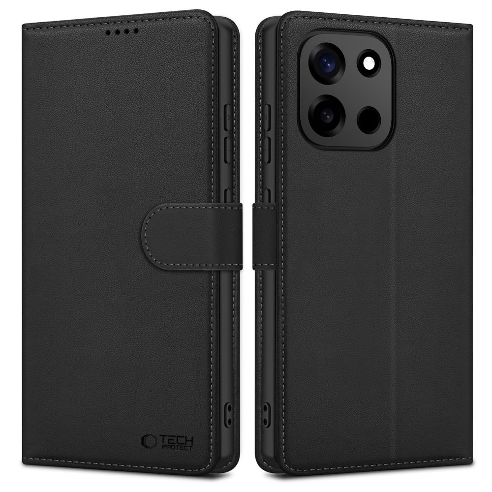 Tech-Protect Wallet rahakotitüüpi ümbris OnePlus Nord 6 jaoks – must