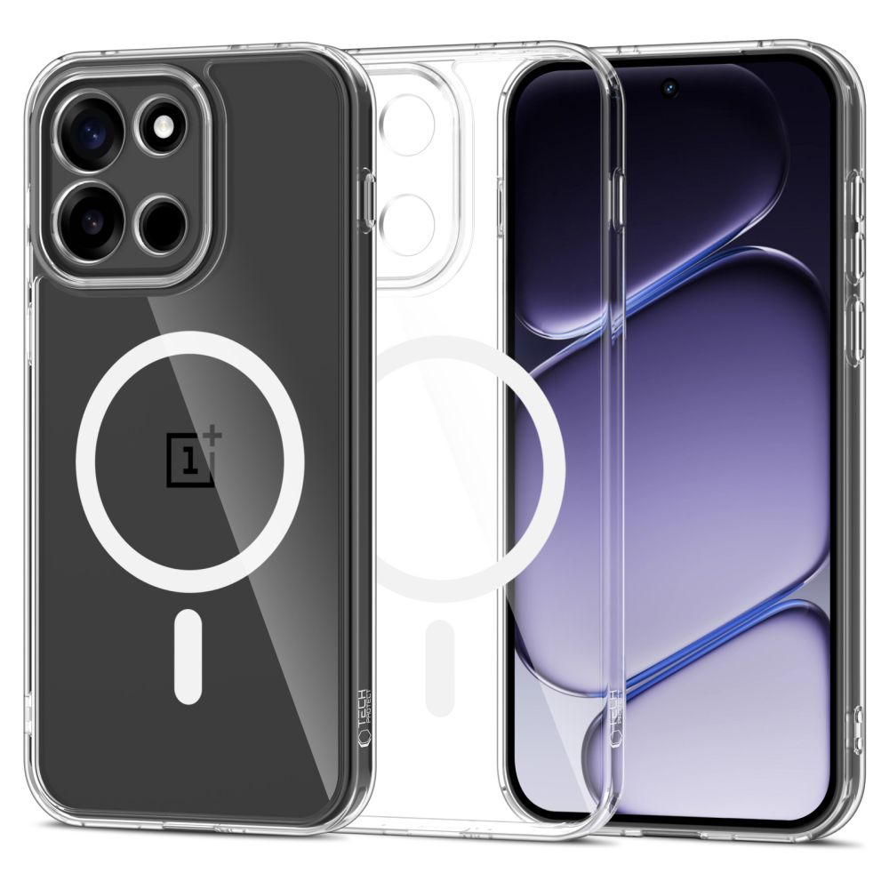 Tech-Protect FlexAir Hybrid MagSafe ümbris OnePlus Nord 6 jaoks – läbipaistev