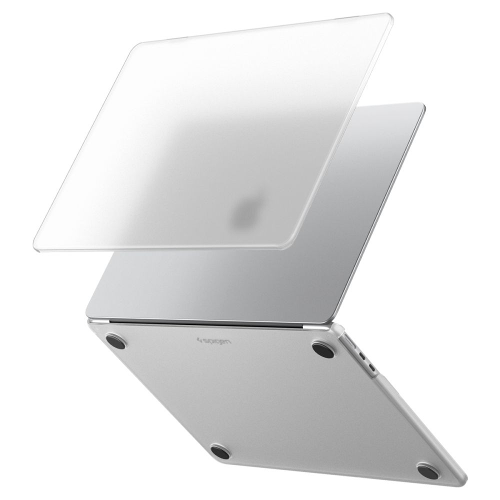 Spigen AirSkin ümbris MacBook Air 13" 2023 / 2024 / 2025 / 2026 jaoks – läbipaistev