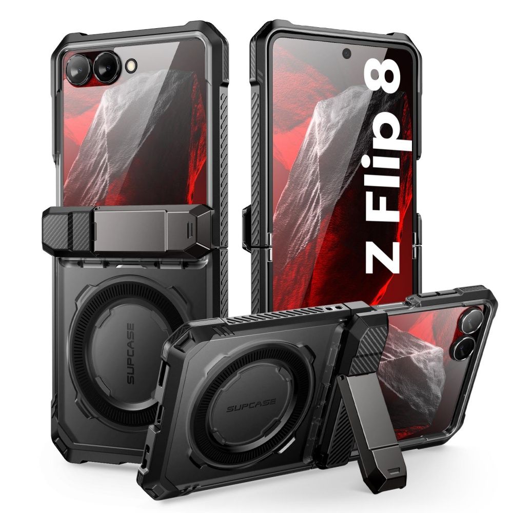 Supcase UB Grip Mag MagSafe Case for Samsung Galaxy Z Flip 8 - Black