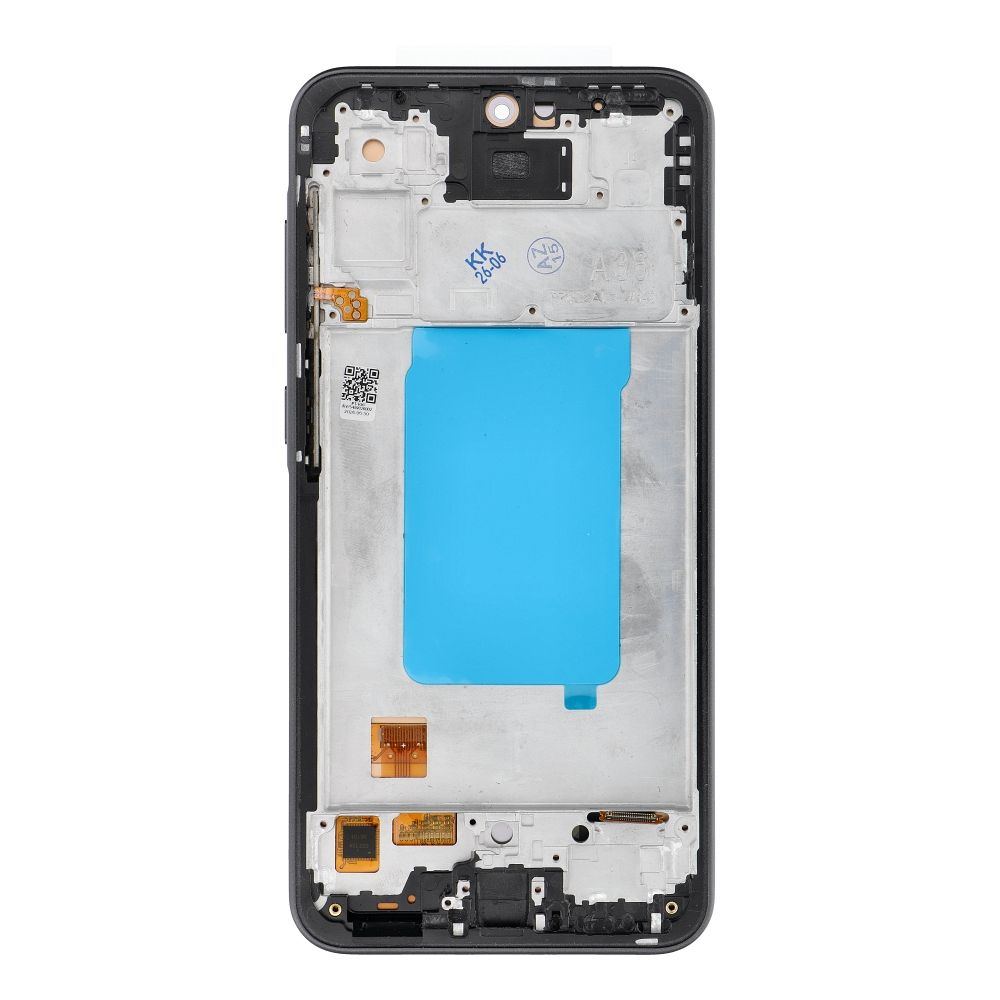 REWA OLED LCD-ekraan raamiga SAMSUNG A36 jaoks, must