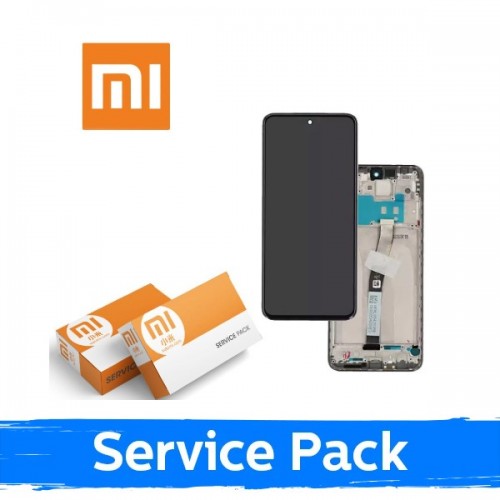Raamiga LCD-ekraan Xiaomi Redmi Note 10 / Note 10S / Poco M5s jaoks, must (Service Pack)