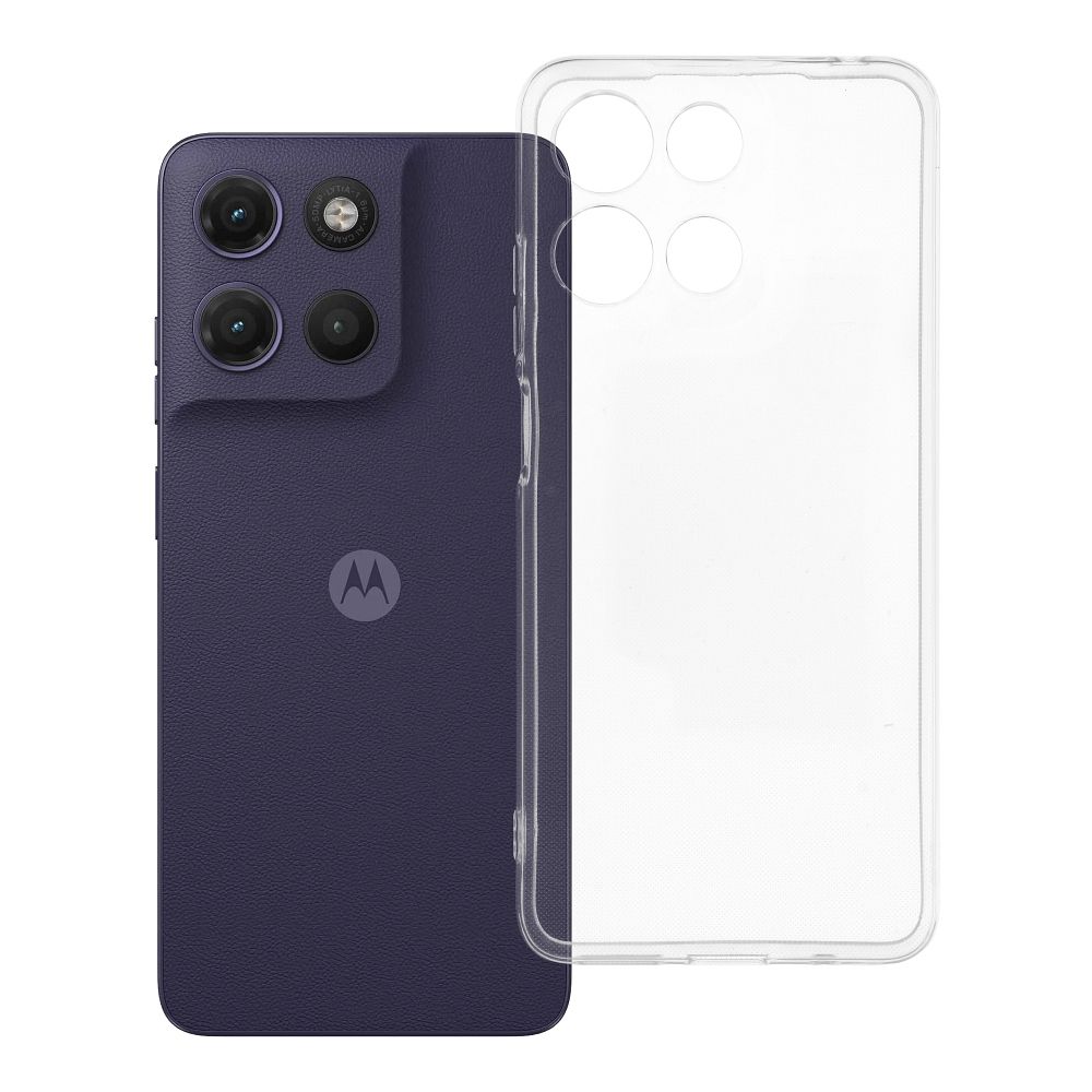 Чехол Motorola G17 Clear Case 2 mm (защита камеры) прозрачный