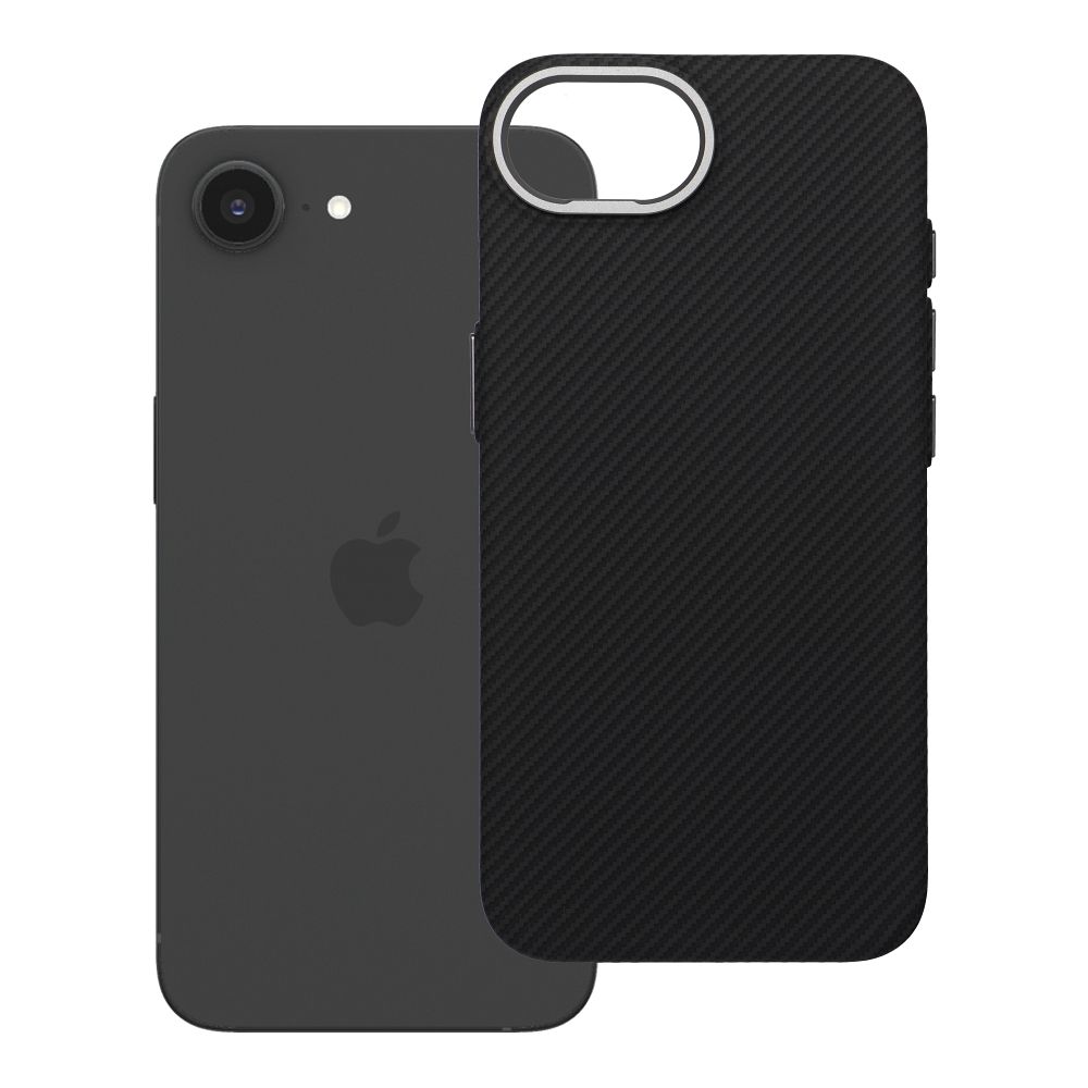 Case for iPhone 16e (SE4 2025) / 17e K-Look compatible with MagSafe black