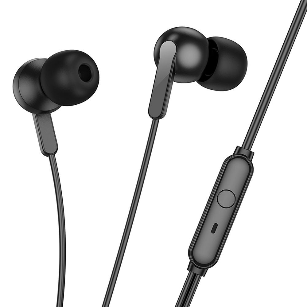 HOCO wire kõrvaklapid Jack 3,5 mm with microphone M124 valge