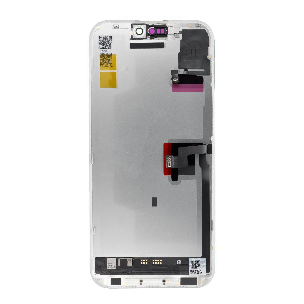 FixCell LCD ekraan IPHONE 16 PRO MAX jaoks SOFT OLED 120Hz läheduse valgusanduri painduv kaabel (diagnoositav: kasutatud)