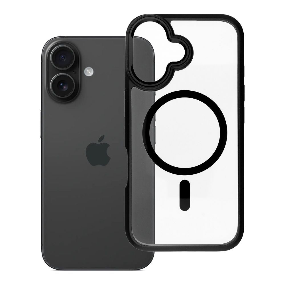 ROAR чехол MAG BUMPER, совместимый с MagSafe, IPHONE 16, черный