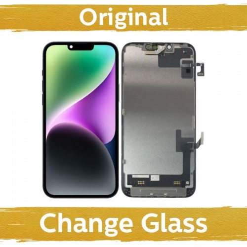 LCD Display Compatible With iPhone 14 Black (Renewed: China)