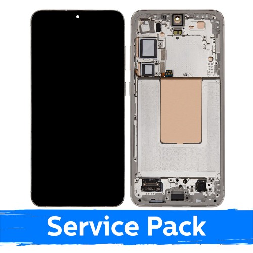 Samsung S926 S24 Plus ühilduv LCD-ekraan koos raamiga / merevaigukollane / (hoolduskomplekt) +KOOS AKUGA