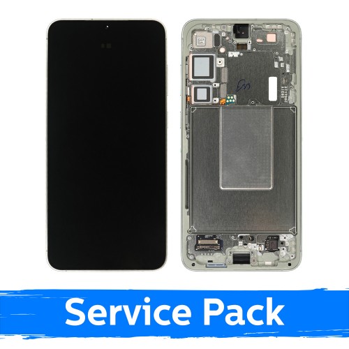 Samsung S926 S24 Plus ühilduv LCD-ekraan koos raamiga / jadroheline / (hoolduskomplekt) +KOOS AKUGA