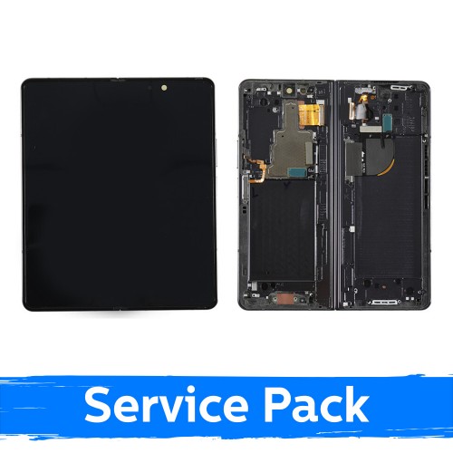 Внутренний LCD-дисплей, совместимый с Samsung F946 Z Fold5, черный (сервисный комплект) (версия NF)