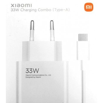 Xiaomi originaallaadija (BHR4996EU) 33W + type-C kaabel, valge, karbis