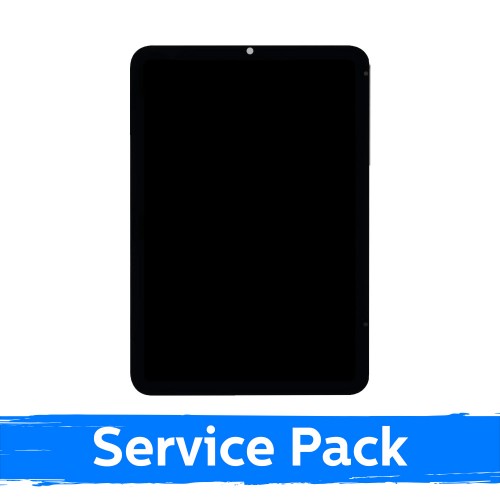 LCD ekraan, ühildub Apple iPad Mini 7 (2024) Must (Service Pack) / Wi-Fi + Cellular