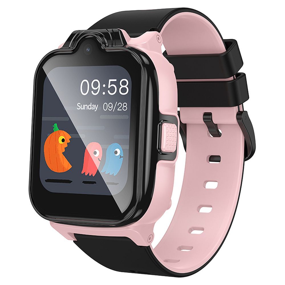 Laste nutikell Hoco 1,69" 4G GPS kõnefunktsiooniga Y104 roosa
