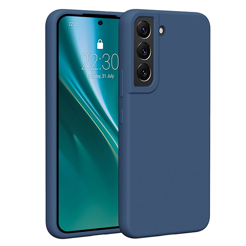 Etteri Silicone ümbris jaoks Samsung Galaxy S22 dark sinine