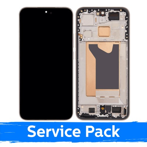 LCD Display Compatible With Xiaomi 15T with Frame  / Gold / (Service Pack)