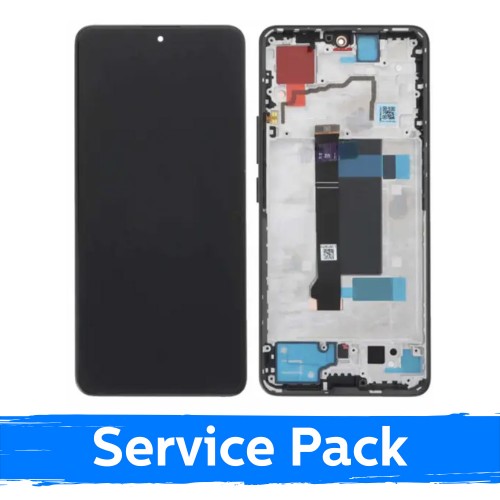 Xiaomi Redmi Note 13 Pro 5G / Poco X6 5G ühilduv LCD-ekraan koos raamiga / oliivroheline / (hoolduskomplekt)