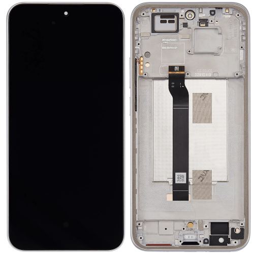 LCD-дисплей, совместимый с Xiaomi Redmi Note 15 Pro 5G, с рамкой / титановый / (сервисный комплект)