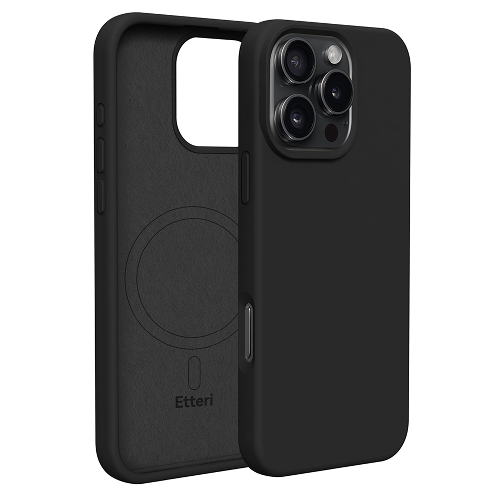 Etteri Silicone Mag чехол iPhone 16 Pro Max 6,9" черный