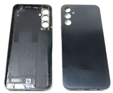 Samsung A145 A14 4G 2023 tagakaas, must (ilma kaameraklaasita), originaal (kasutatud, klass C)