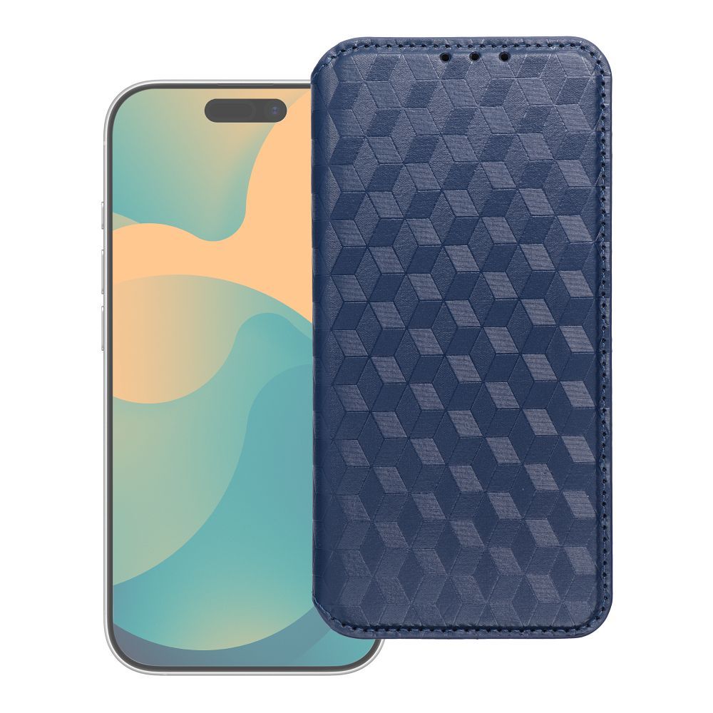 Klappümbris Xiaomi 17 PRO / 18 PRO Cubic Book, sinine