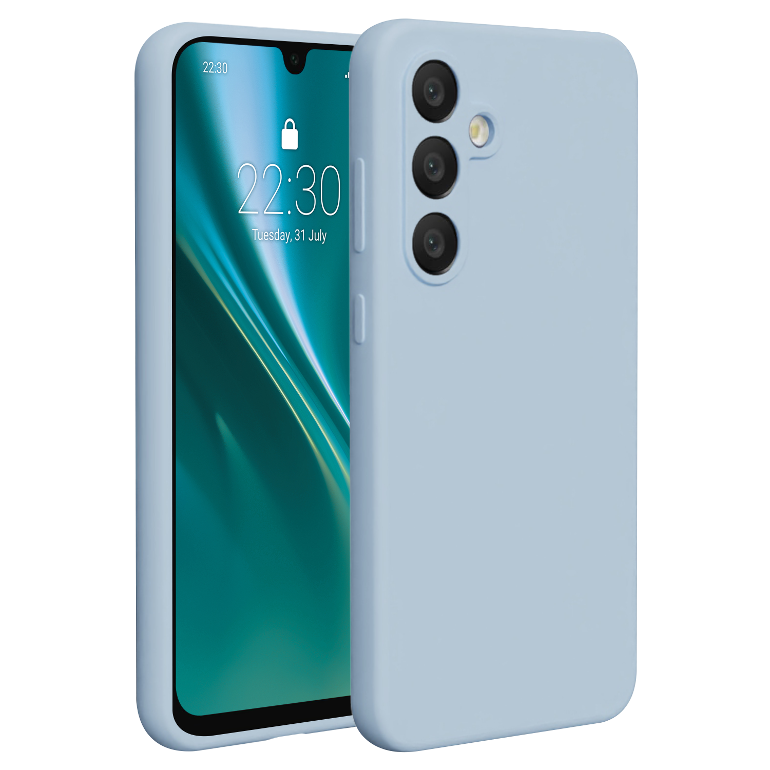 Etteri silikoonümbris Samsung Galaxy A36 5G, helesinine