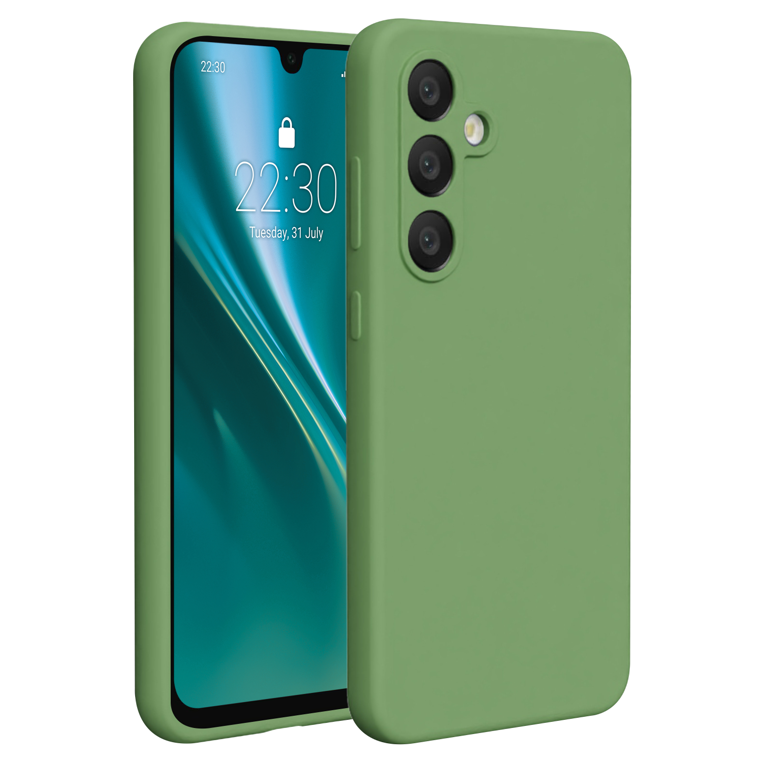 Etteri silikoonümbris Samsung Galaxy A36 5G, heleroheline