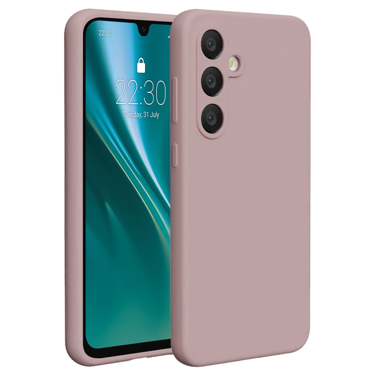 Etteri silikoonümbris Samsung Galaxy A36 5G, heleroosa