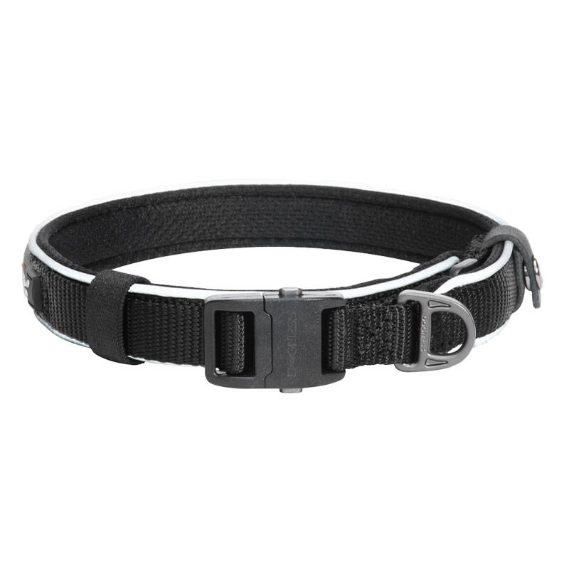 Helkuriga kaelarihm Dogness, suurus XL (must)