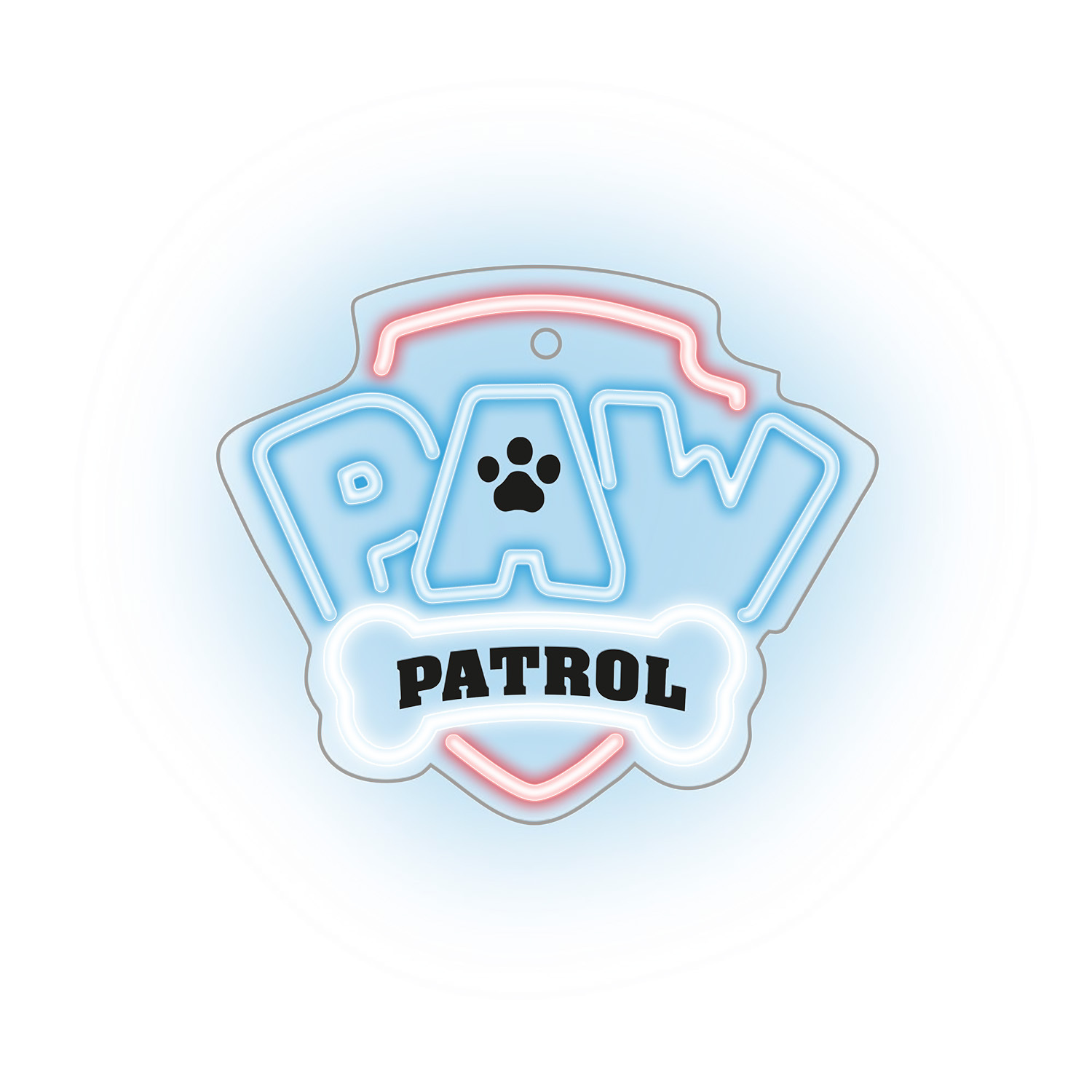 Riputatav Paw Patrol LED-neoonvalgusti pleksiklaasil – logo OW-130146